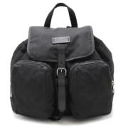 Pre-owned Leather backpacks Gucci Vintage , Black , Dames