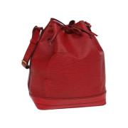 Pre-owned Leather louis-vuitton-bags Louis Vuitton Vintage , Red , Dam...