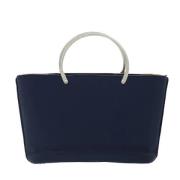 Pre-owned Canvas chanel-bags Chanel Vintage , Blue , Dames