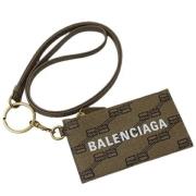 Pre-owned Canvas wallets Balenciaga Vintage , Brown , Dames