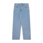 Arctic Blue Loose Straight Denim Broek Edwin , Blue , Heren