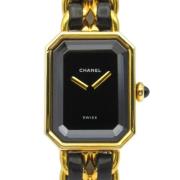 Pre-owned Metal watches Chanel Vintage , Black , Dames