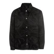 Bloemen Denim Laser Shirt Daily Paper , Black , Heren