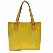 Pre-owned Fabric handbags Louis Vuitton Vintage , Yellow , Dames