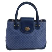 Pre-owned Canvas handbags Celine Vintage , Blue , Dames