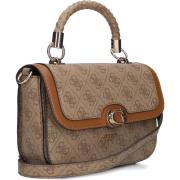 Elegante Orlina Logo Top Handle Tas Guess , Brown , Dames