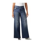 Flared Jeans 1978 D-Akemi Diesel , Blue , Dames