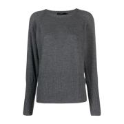 Round-neck Knitwear Seventy , Gray , Dames