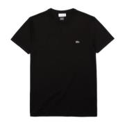 T-Shirts Lacoste , Black , Heren