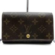 Pre-owned Canvas wallets Louis Vuitton Vintage , Brown , Dames