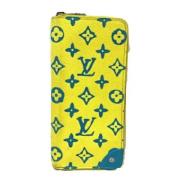 Pre-owned Plastic wallets Louis Vuitton Vintage , Yellow , Dames