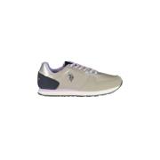 Beige Casual Sneakers met Trendy Look U.s. Polo Assn. , Beige , Dames