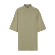 Groene Oversize Jersey T-shirt Rick Owens , Green , Heren