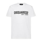 T-Shirt Dsquared2 , White , Heren