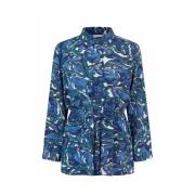 Blauwe Mist Overhemdblouse Mairmabe Stijl Masai , Blue , Dames