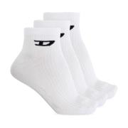 Driepak sokken Skm-D-Ankle Diesel , White , Heren