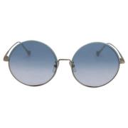 Pre-owned Metal sunglasses Loewe Pre-owned , Gray , Dames