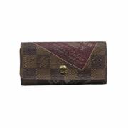 Pre-owned Fabric key-holders Louis Vuitton Vintage , Brown , Unisex