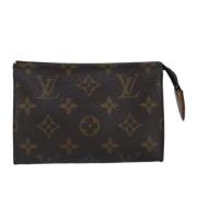 Pre-owned Canvas clutches Louis Vuitton Vintage , Brown , Dames