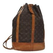 Pre-owned Canvas louis-vuitton-bags Louis Vuitton Vintage , Brown , Da...