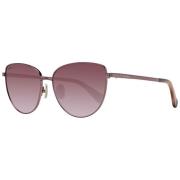 Bronzen Dames Zonnebril Cat Eye Stijl Max Mara , Multicolor , Dames