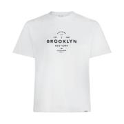 Bedrukt T-shirt Penn&Ink N.Y , White , Dames