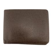 Pre-owned Leather wallets Louis Vuitton Vintage , Brown , Heren