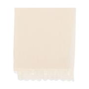 Wit Wraparound Sjaal Blugirl , Beige , Dames