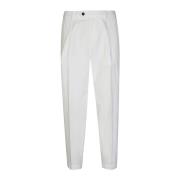 Lyocell Linnen Katoenen Broek Eleventy , White , Heren