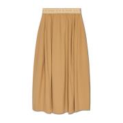 Rok met zakken Marni , Beige , Dames