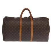 Pre-owned Canvas handbags Louis Vuitton Vintage , Brown , Dames