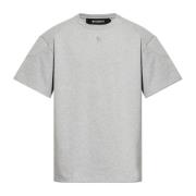 T-shirt met geborduurd logo Misbhv , Gray , Heren