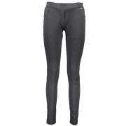 Zwarte Viscose Leggings voor Vrouwen U.s. Polo Assn. , Black , Dames