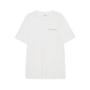 Walker Lyrics Grafische Tee Oversized Pasvorm Anine Bing , White , Dam...