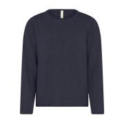 Speciale Eff O-Hals Pullover Skovhuus , Blue , Dames