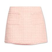 Tweed rok Adalena Loveshackfancy , Pink , Dames