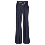 Elegante Broek 1501 Broek Caroline Biss , Blue , Dames