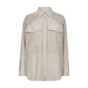 Muse Blouse Lange Mouw Shirt Copenhagen Muse , Beige , Dames