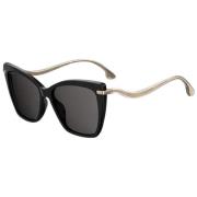 Zwarte Dames Cat Eye Zonnebril Jimmy Choo , Black , Dames