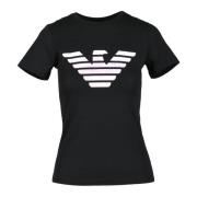 Tshirt Emporio Armani , Black , Dames