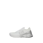 Witte herensneakers met 5cm platform Emporio Armani EA7 , White , Here...