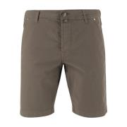 Stijlvolle Casual Shorts voor Mannen Jacob Cohën , Brown , Heren