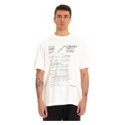 Klassiek Wit T-shirt voor Heren Department Five , White , Heren