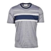 Katoenen T-shirt Gran Sasso , Blue , Heren