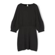 Minijurk van sweatstof Motivi , Black , Dames