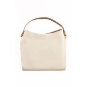 Leren Schoudertas Gianni Chiarini , White , Dames