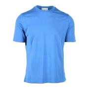 Katoenen T-shirt Filippo De Laurentiis , Blue , Heren