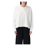 Lange Mouw T-shirt Studio Nicholson , White , Dames