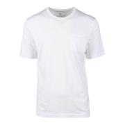 Katoenen T-shirt Fedeli , White , Heren