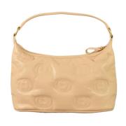 Leren Schoudertas La Carrie , Beige , Dames